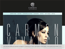 Tablet Screenshot of carmenvivanco.com